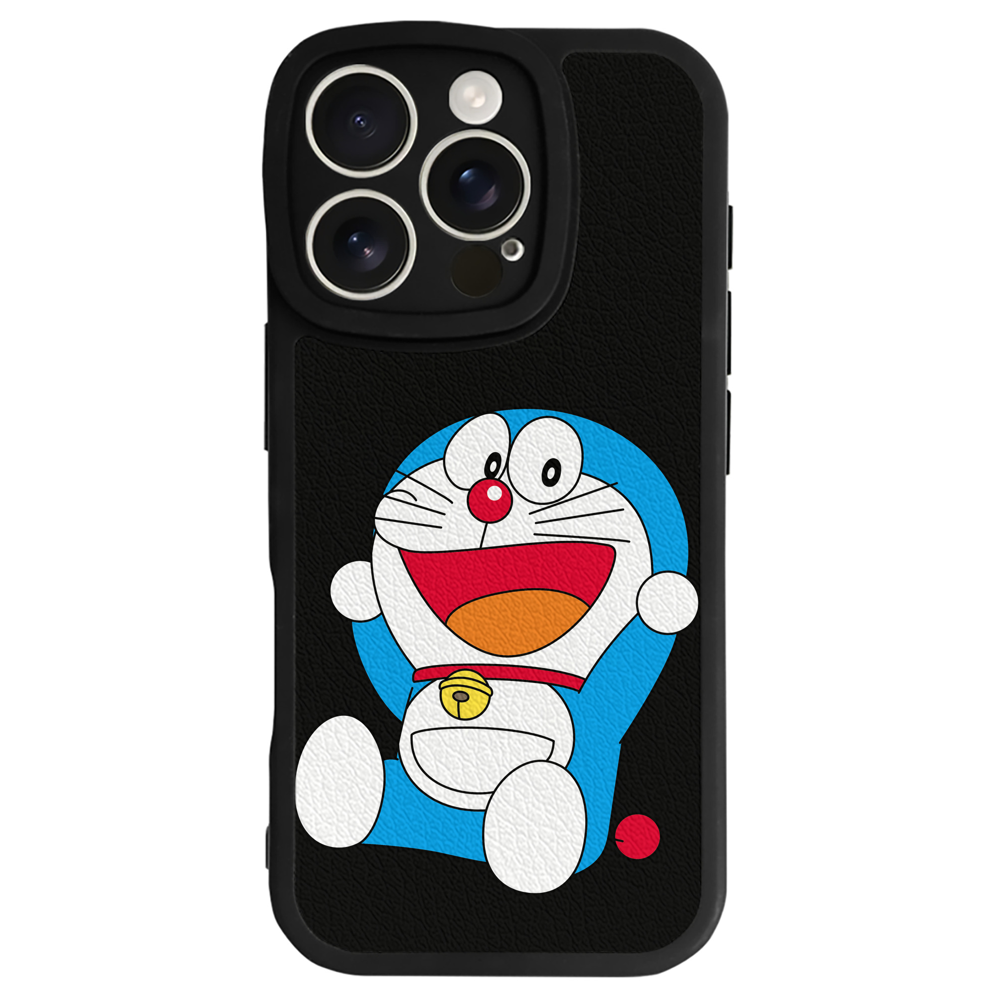 （画像用） ドラえもん Doraemon 【iPhone 16シリーズ対応】シリコンスマホケース（レザー調） 材質：シリコン